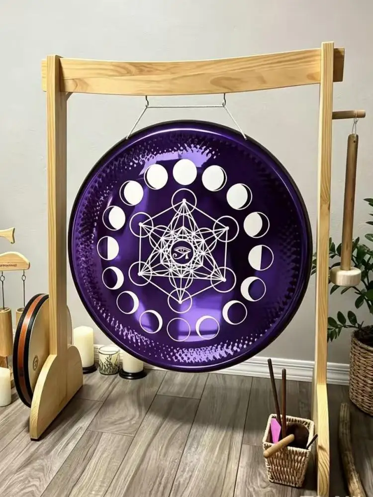 Sound Healing Gongs-Purple Eye of Horus Chau Gong 18