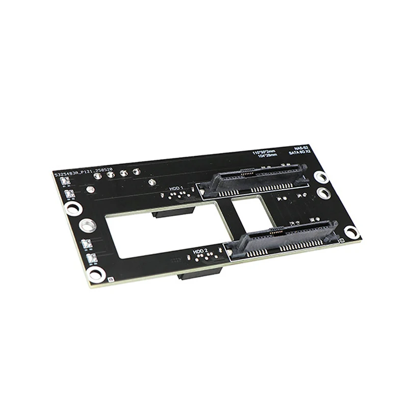 Dual/Triple/4/5-Bay SATA Festplatten-Backplane NAS-Gehäuse Adapterplatte SATA 6G Großes 4D-Netzteil Speicher-Server-Backplane – Detail 4