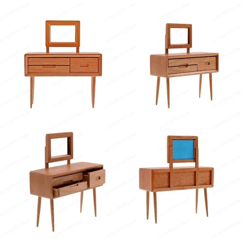 1:12 Doll house miniature dresser model, Nordic mini furniture, dresser ornament BJD baby house accessories