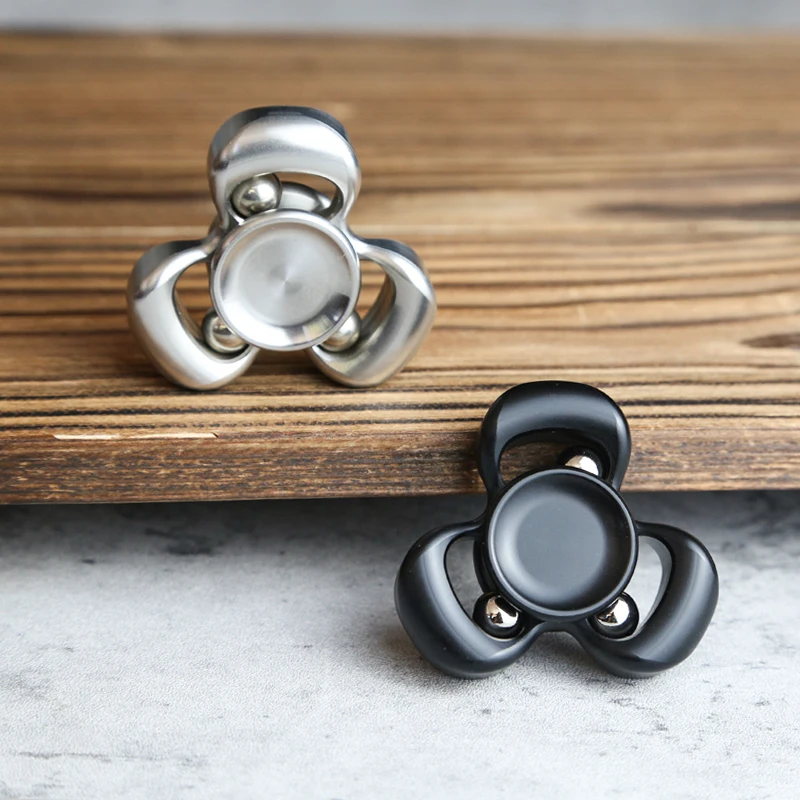 Giocattolo spinner in acciaio inossidabile Horizon EDC Fidget Spinner in acciaio inossidabile - Spinner a mano giroscopico per alleviare l'ansia e lo stress per scrivania da ufficio