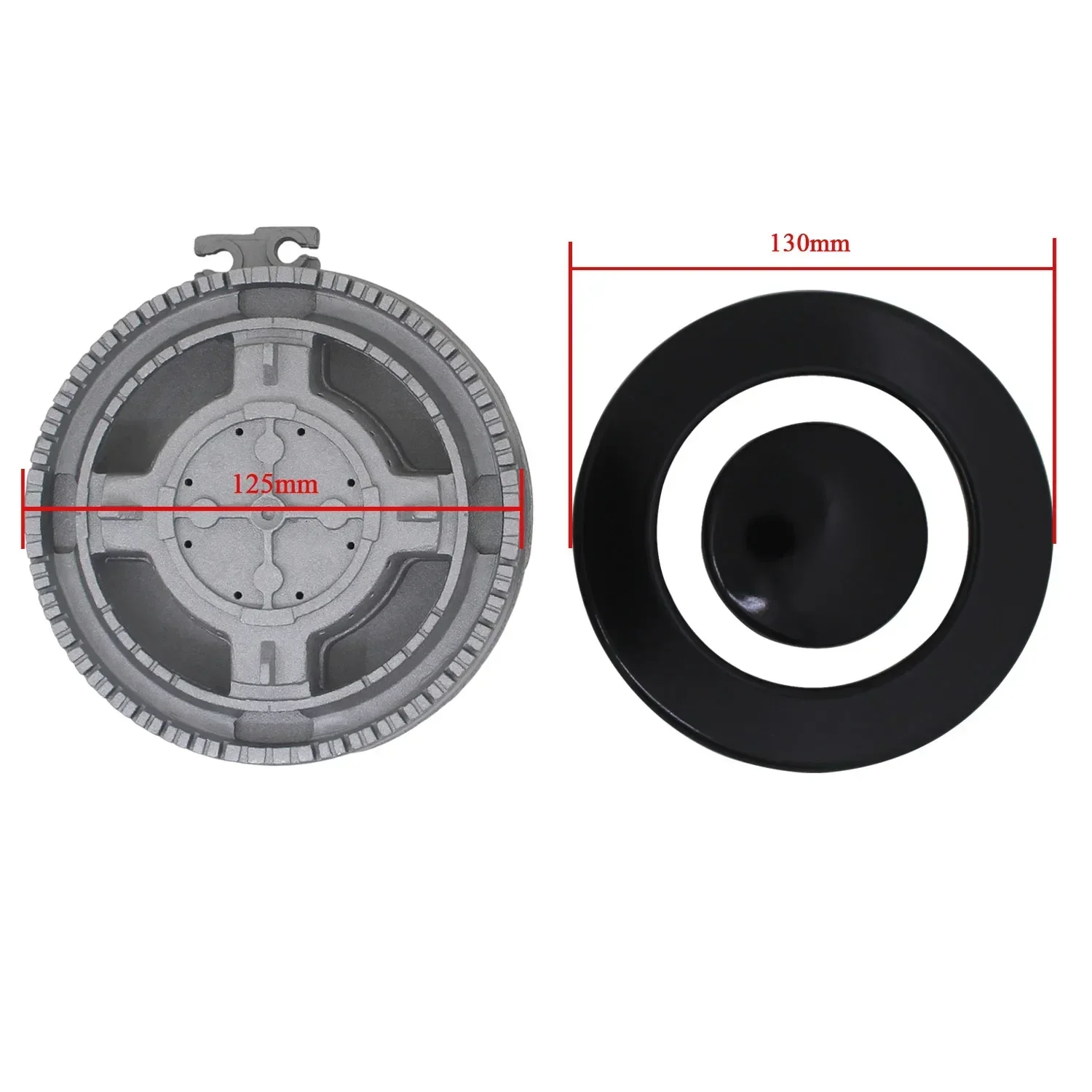 base Outdiameter 130mm Sabaf Triple burner I 130mm for gas cooker with