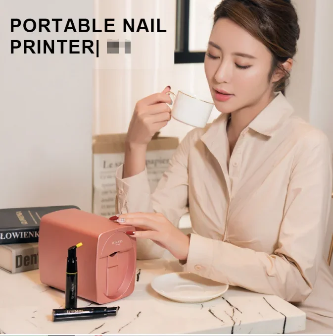 3D Portable Digital Art Nail Automatic Printer Nail Printer Machine for Salon Use,O2Nails Precision 3D Nail Printer