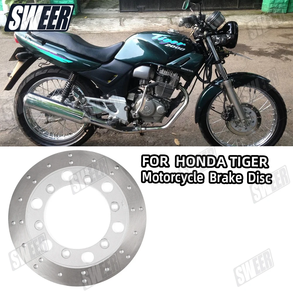 Motorcycle Front Brake Float Disc Fit For Honda Tiger GL200 Tiger Revolution 2006-2013 Original Replace 265MM Disc Brake Pad