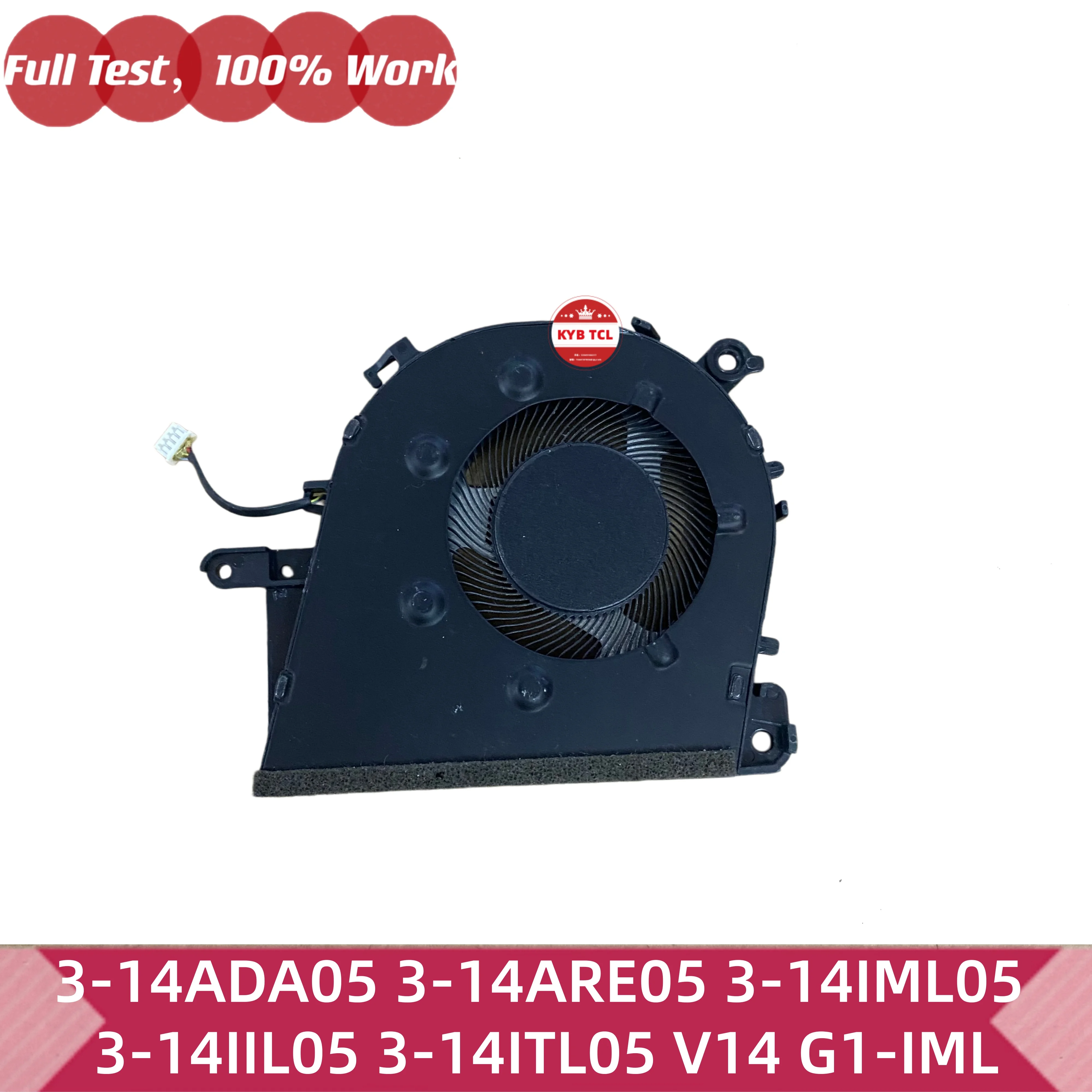 Ventilador de refrigeración para CPU de ordenador portátil DC28000F4F0 DC28000F4V0 para Lenovo IdeaPad 3-14ADA05 3-14ARE05 3-14IML05 3-14IIL05 3-14ITL05 V14 G1-IML