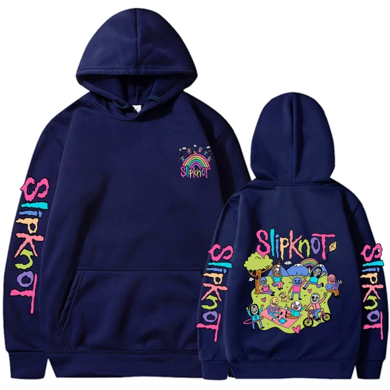 جديد Y2K هوديي الفرقة لايف عقدة البلوز فضفاضة تناسب مطبوعة عادية الشرير Sle الرجال Faion الربيع مجموعة #5