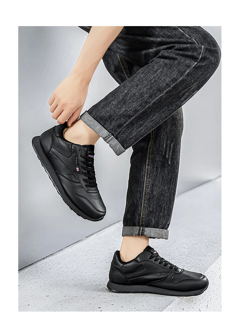 Herren Freizeitschuhe, Weiße Sneaker, Einfarbig Klassisch, Bequem und Stilvoll, Geeignet zum Gehen und für Outdoor-Training – Detail 15