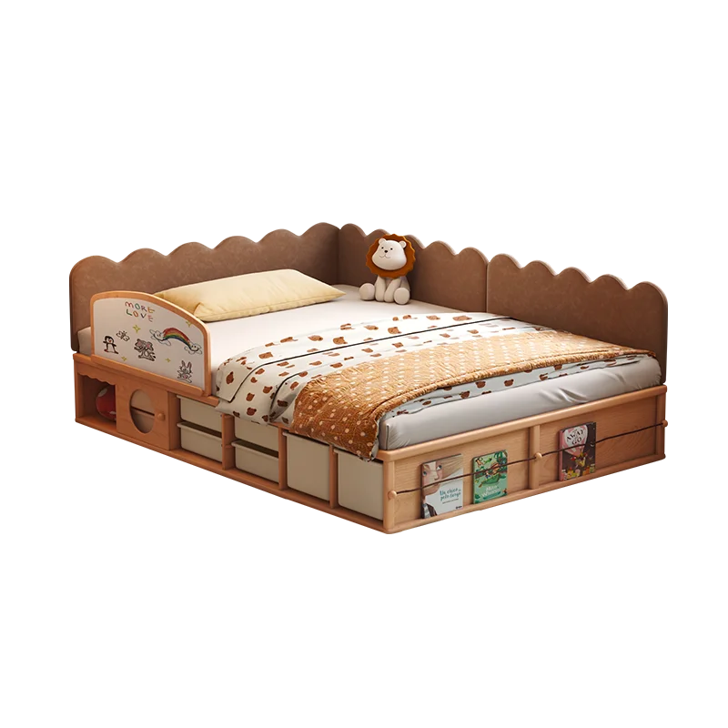 

for New Cute Design Storage Cabinet Drawers Kids Solid Wood Beds
