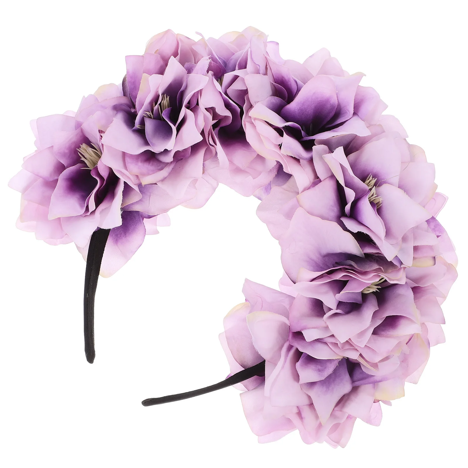 

Double Row Headbandprom Wedding Hair Flower Headband For Women Decoration Flower Crown For Women Tea Party Fairy Accessories
