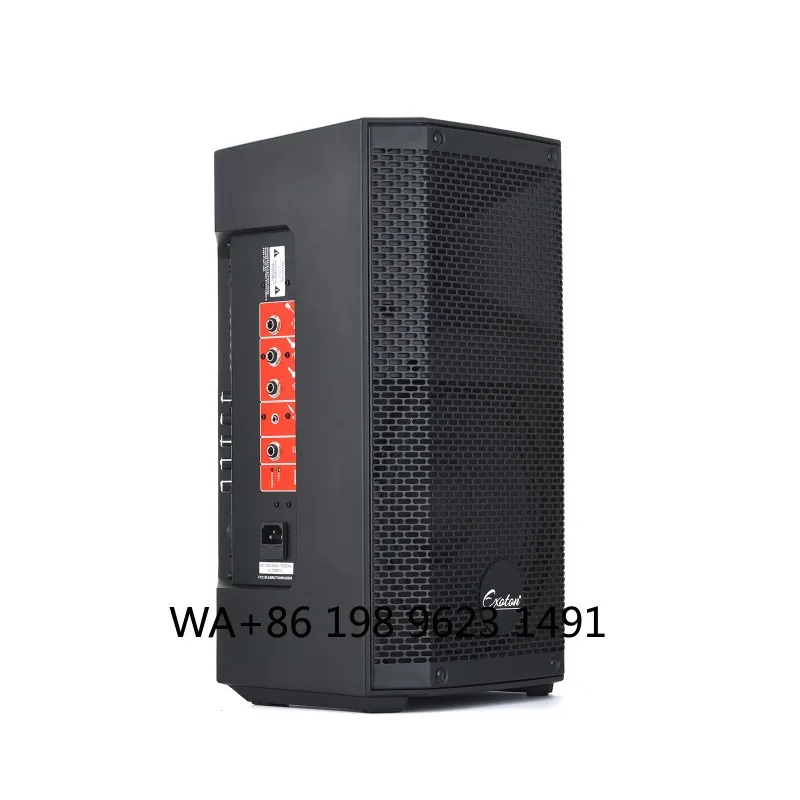 10 Inch Wooden DSP Powered Speaker 150W RMS Battery Operated Waterproof Design for Outdoor Hi-Res Audio Performance