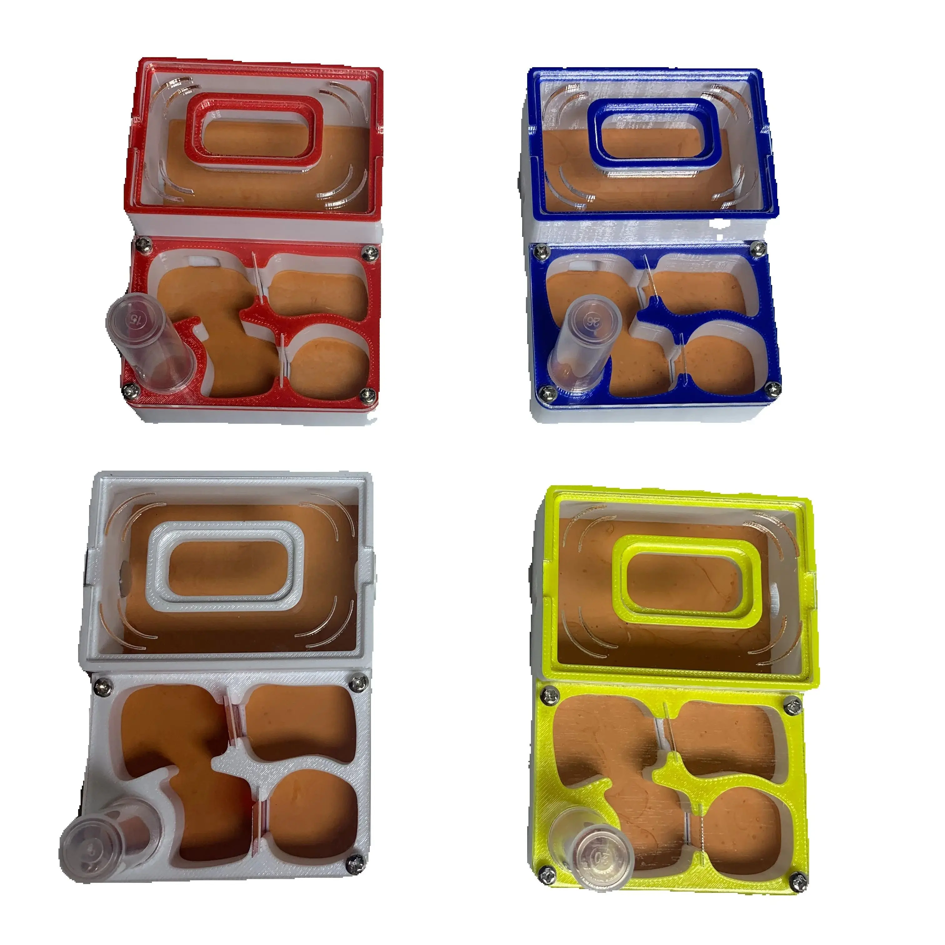 

Acrylic Ant Flat Nest 3D Printed Nest With Switch Medium Moisturizing Pet Ant Nest Insect Supplies