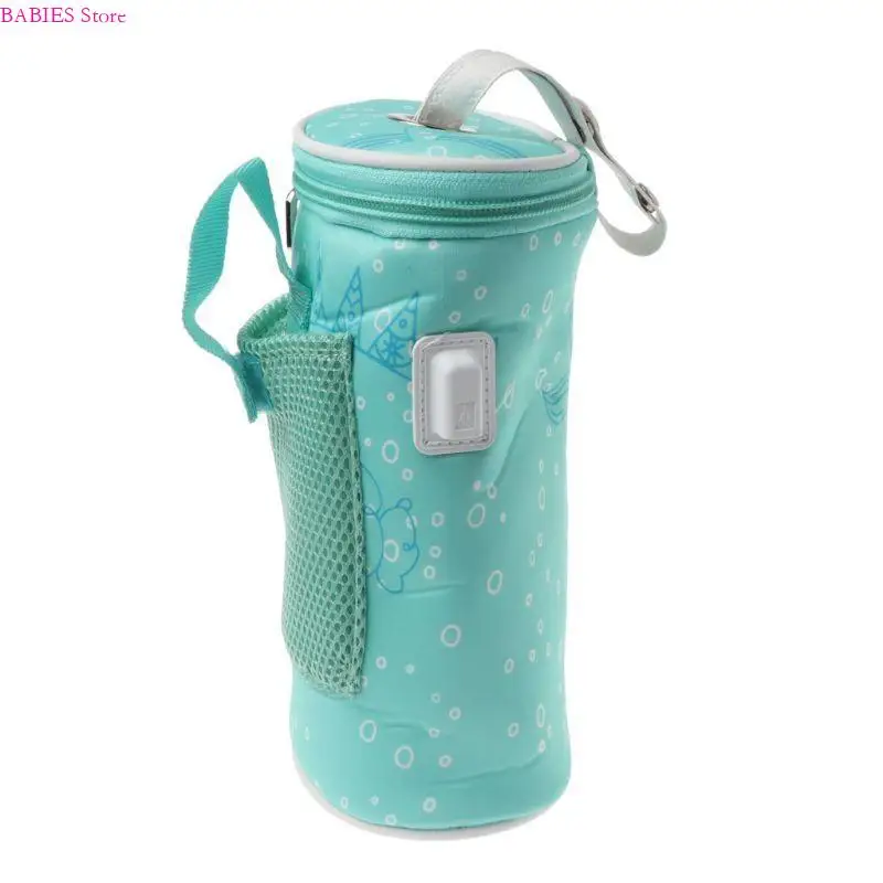 

C9GB Portable Usb Infant Bottle Travel Milk Warmer Infant Feeding Bottle Heat Cover