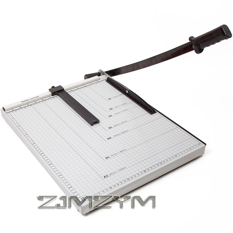 A3 Paper Cutter Metal Bottom Series Paper Cutting Machine Manual Knife Type Paper Trimmer for Office Craft or Pictures
