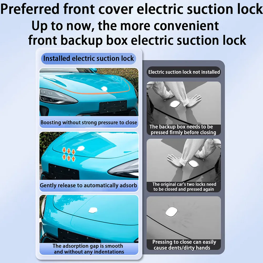 for BYD Seal 06 DM-i DM i 2024-2026 OEM Electric Power Suction Engine Hood System Auto Soft Close Front Hood Latch Silent Buffer