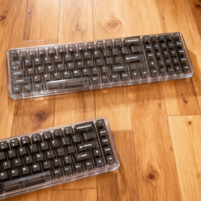 Transparante PC-toetsenbord Keycaps Cherry Profile Compatibel met 61/68/75/87/980 Layout-toetsenborden 129 Vervanging Keycaps voor doe-het-zelf