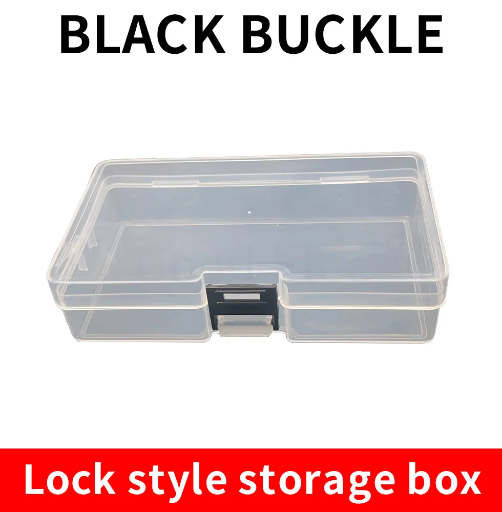 Transparent Plastic Storage Jewelry Box Empty storage box Container For Beads Earring Box For Jewelry Rectangle Case 146*85*35mm