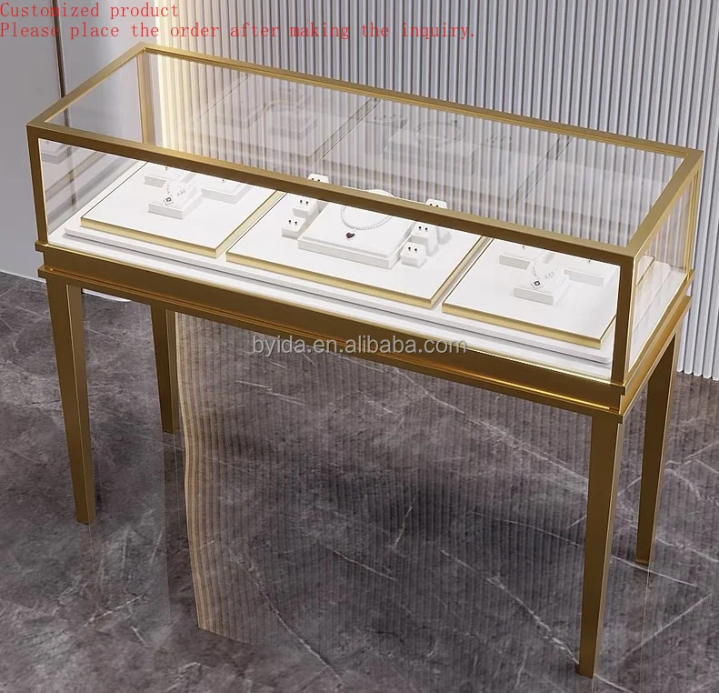 

Custom.High Quality Glass Showcase Display Showcase High Quality Glass Jewelry Display Cabinet