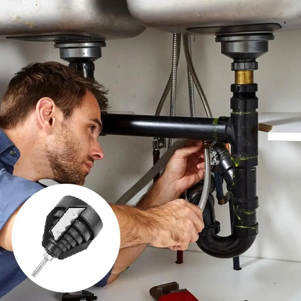 Инструмент для снятия заусенцев труб 3-в-1 - Развертка для внешней фаски, триммер для кромок 20-63 мм, лезвие из высокоскоростной стали для инструмента для снятия фаски из ПВХ, полиэтиленовых труб