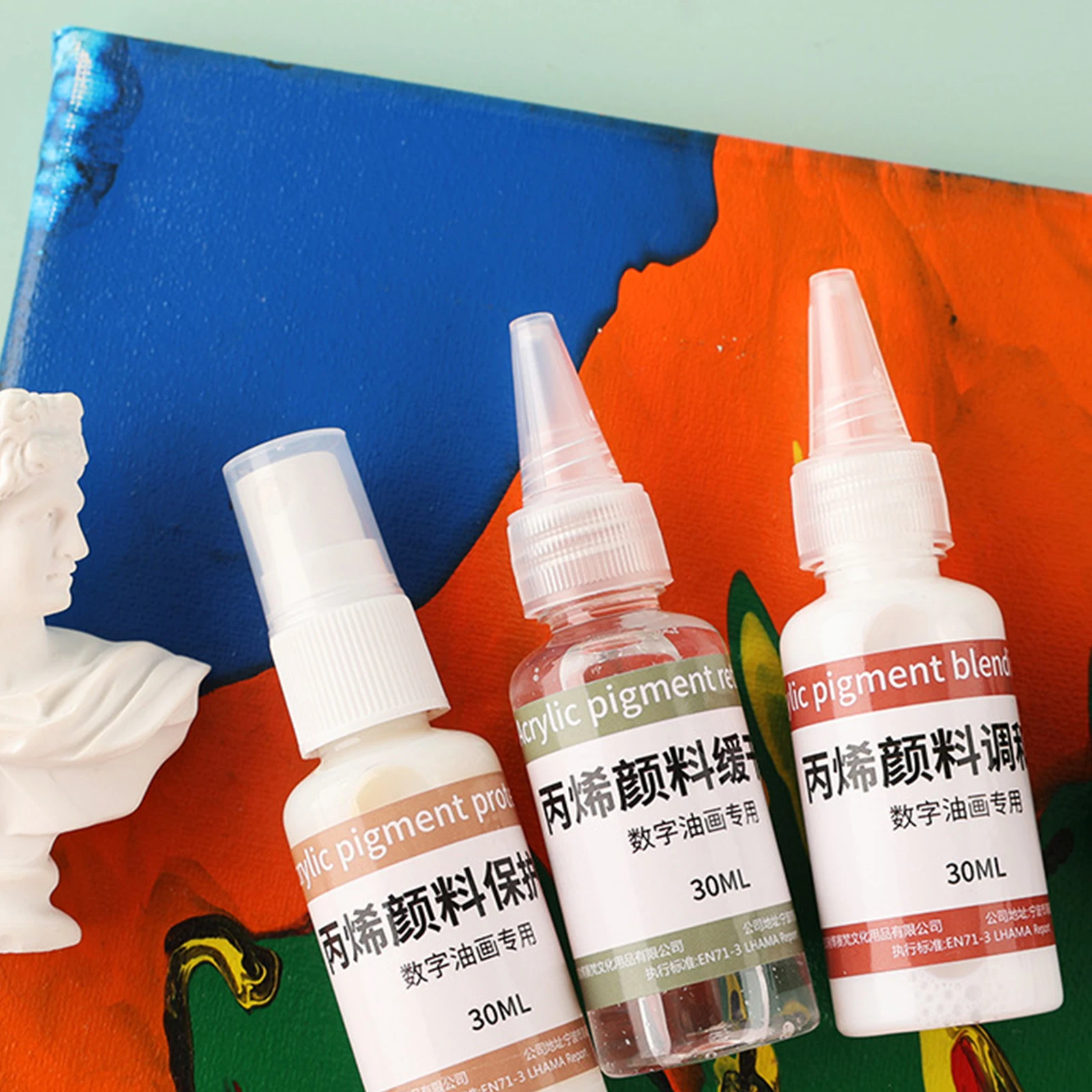 Hand-Painted Mixing Agent 30ml Acrylic Paint Retarder Medium Multifunctional for Provides Longer Paintings Time
