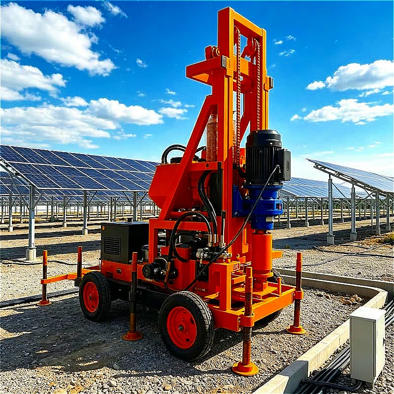 Variable Speed Borehole Rig Electric Portable Equipment for Agricultural Farm Garden Rural Home Water 100m Depth Customized