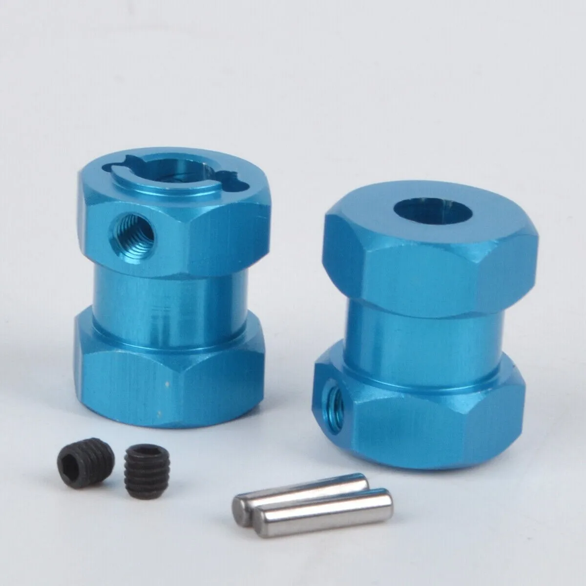 Aluminum Wheel Adapter Set,RC Wheel Hex Hub Adapter for Tamiya The Frog Grasshopper Hornet CW01 1/10 Buggy Upgrade Hop-up Parts