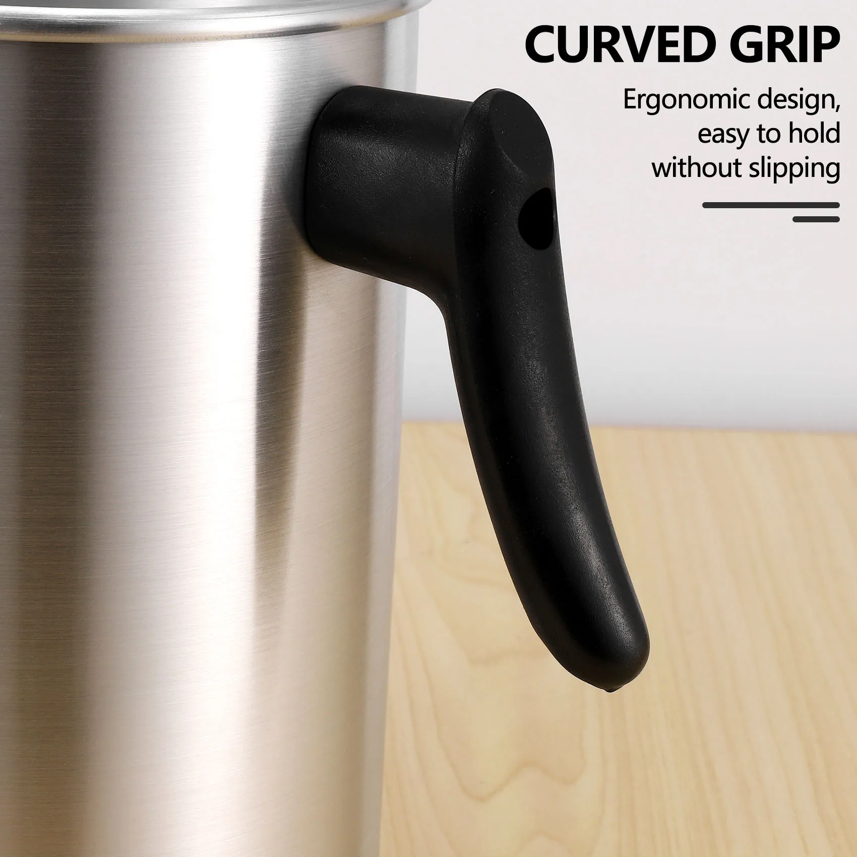 LICE-4 Pounds Candle Making Pouring Pot, Aluminum Construction Candle Making Pitcher Dripless Pouring Spout Wax Melting Pot