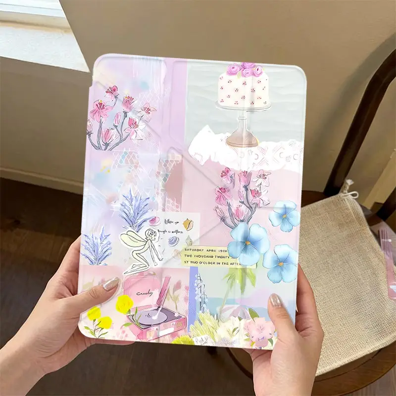 Multi View Angles 3+Y Fold Case For iPad A16 2025 11th Air11/13inch iPad10.2 7/8/9th 4/5th 10.9 IPad Mini6 8.3 Pro 11 2024