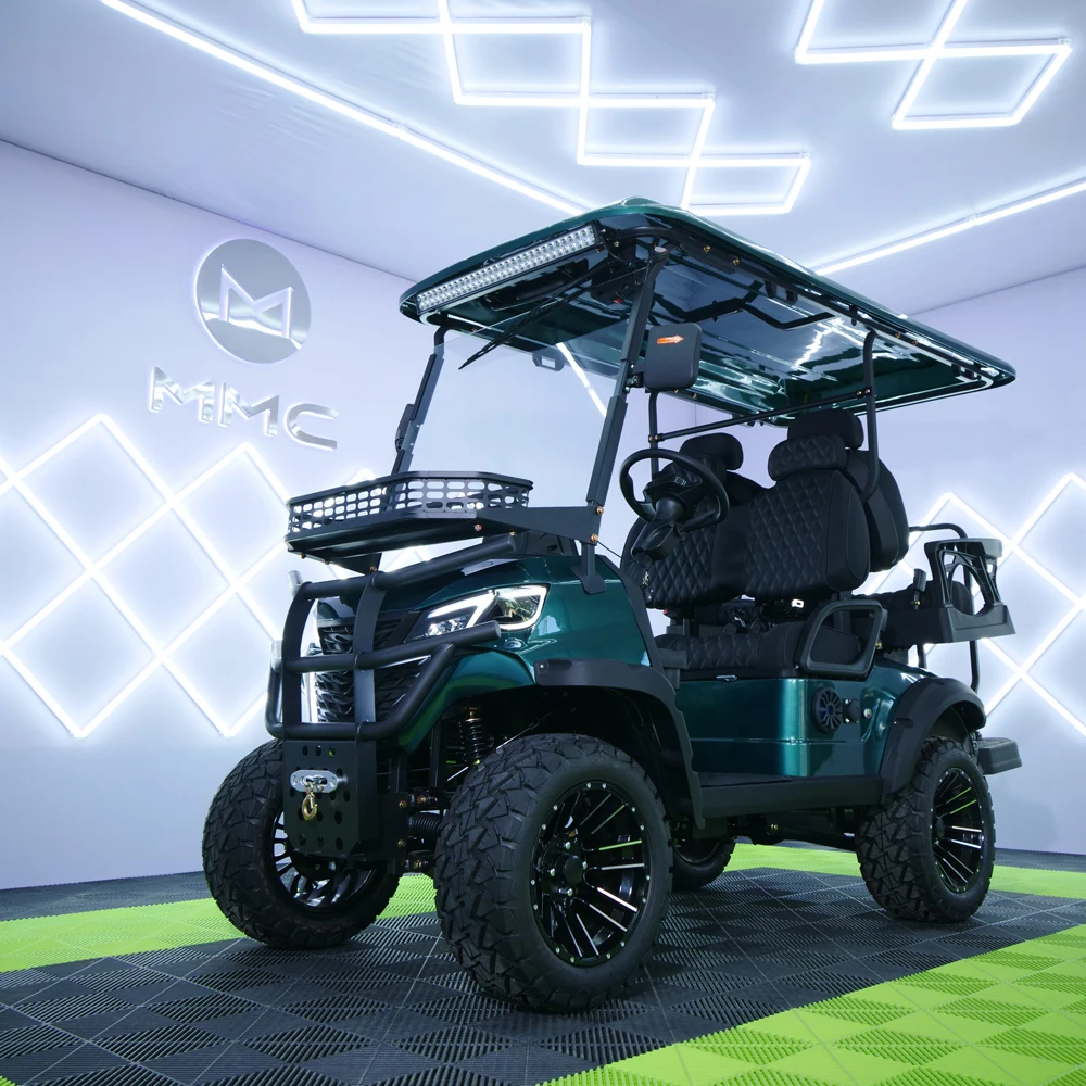 2025 Wholesale Electric Mini 4 Seater Lifted Golf Club Cart Street Legal 4 Seat Electric Golf Cart Lithium