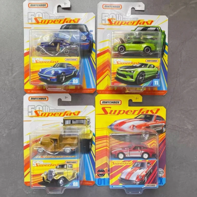 New Hot Matchbox alloy car 50th Anniversary Collection Mercedes Benz Porsche GBJ48 Model Birthday Gifts Collectible Toys Gifts #1