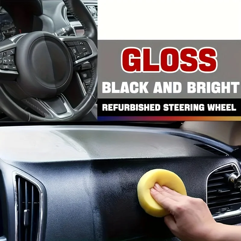 Special wax for automotive leather  offers waterproofing  enhances blackness  prevents aging  suitable for interior renovation