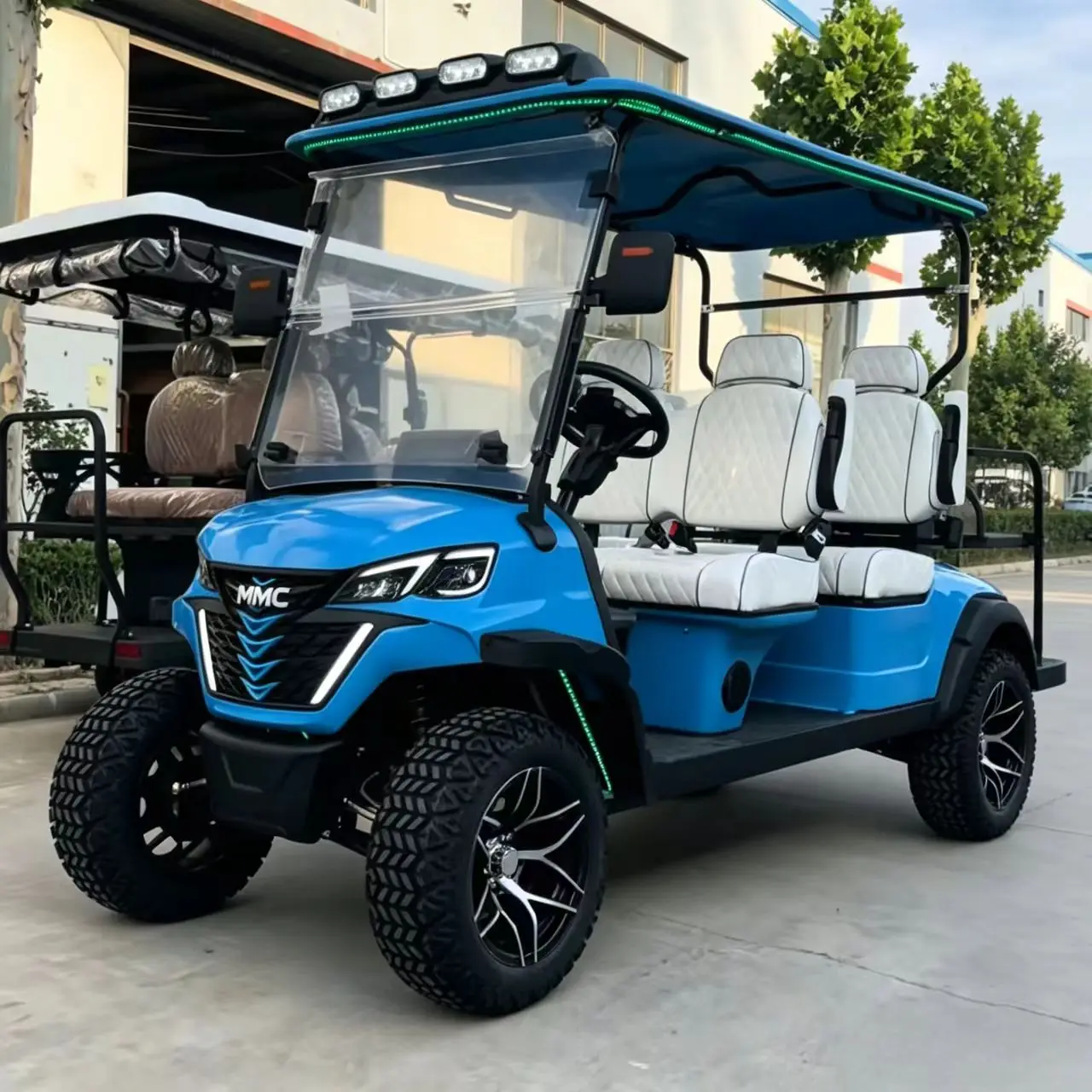 Sale Luxury 4WD Street Legal Fast Delivery 4000W/5000W/7500W 48V/60/72V 2 4 6 8 Seater Golf Car Off Road Electric Golf Cart