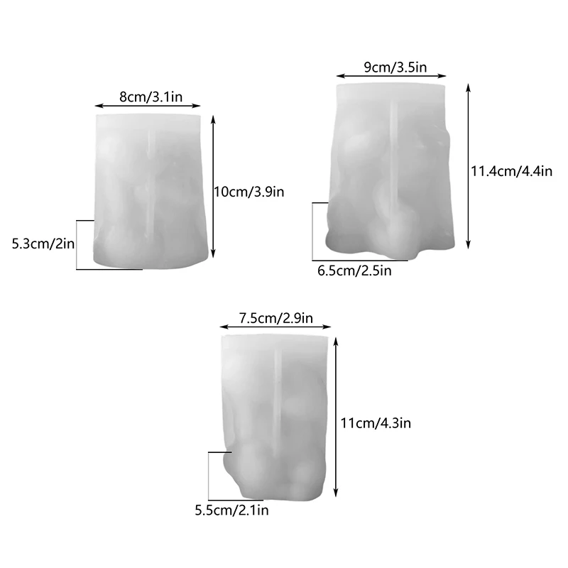 Pasen Kandelaar Schimmel Siliconen 3D Bunny Kandelaar Schimmel Kaars Mallen Voor Kaarsen Maken DIY Wax Melt Craft Epoxyhars