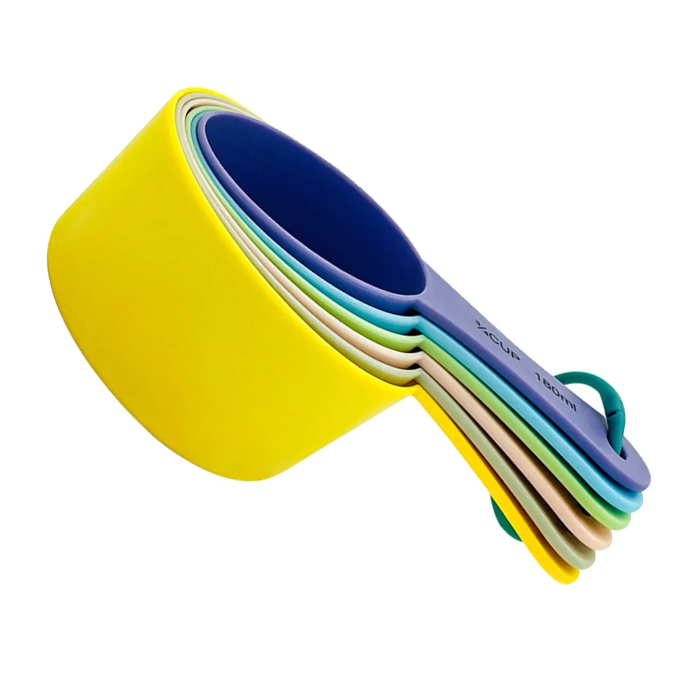

6pcs Measuring Scoop Set Plastic Graduated Ladle For Baking Kitchen Supply Milk Powder Coffee Cocoa Flour Creamer Tool