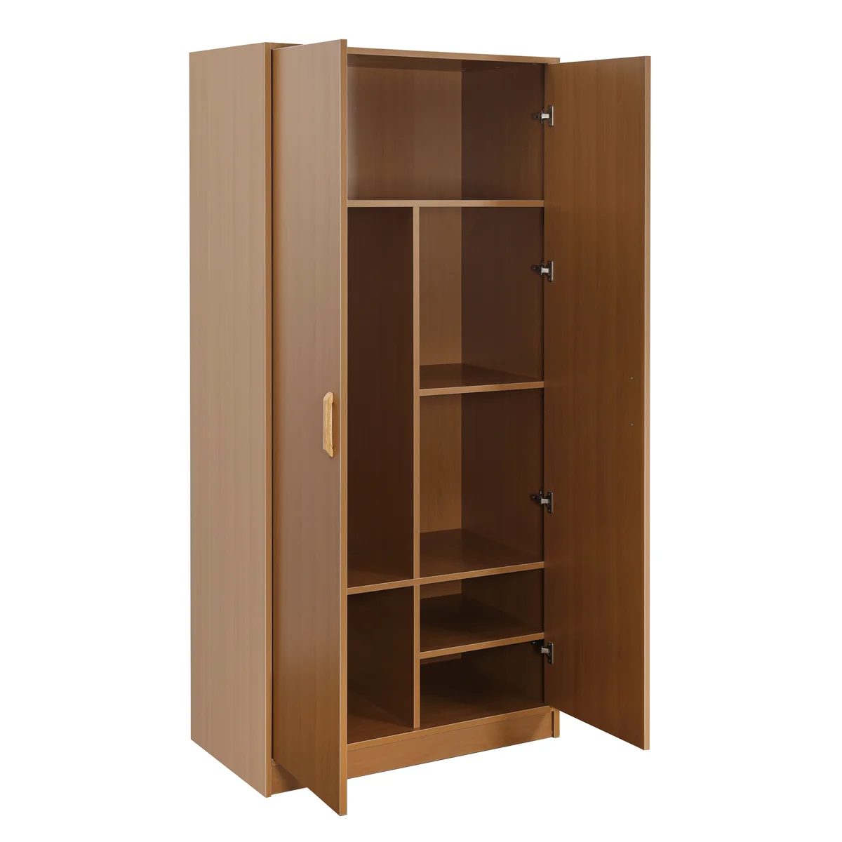 خزائن وخزائن خشبية مخصصة لغرفة النوم، منظم خزانة ملابس حديث متعدد الطبقات لفراش الملابس #2