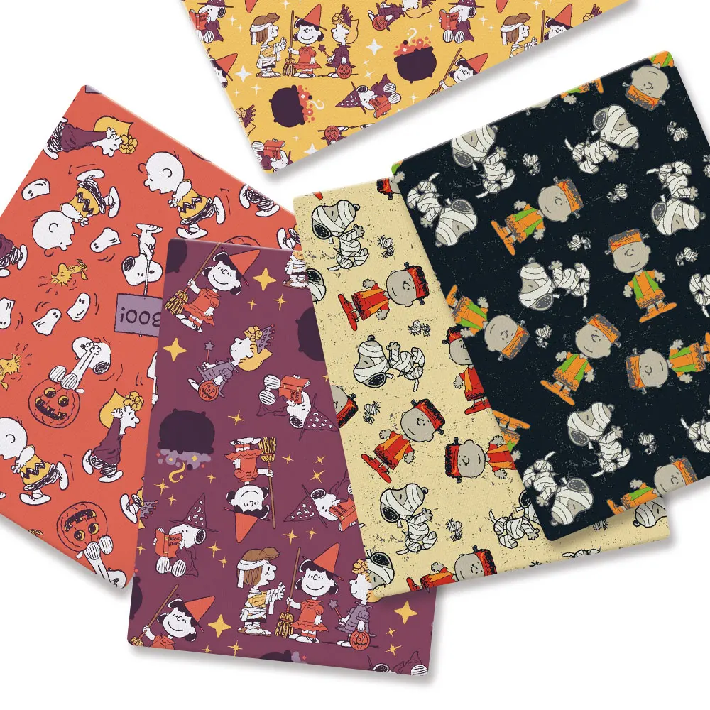 TAKARA TOMY Snoopy fabric140x50CM Cartoon printed fabric Patchwork Tissue Kid Home Textile Sewing Doll Dress Curtain49769