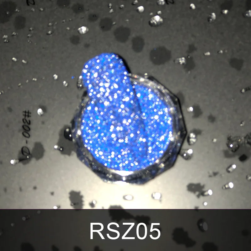 1Pc Reflective Nail Glitter Powder Crystal Rhinestones Sequins Chrome Pigment Dust Iridescent Glass Micro Drill Nail Powder 5