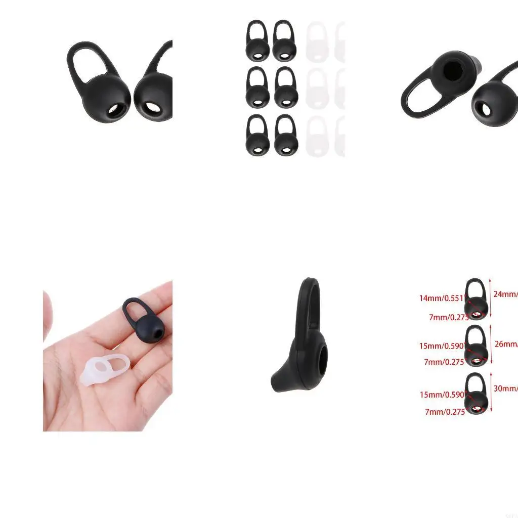 Q6PA Environmentally Friendly Material Plug Reusable Eartips Headset Re-usable Tip