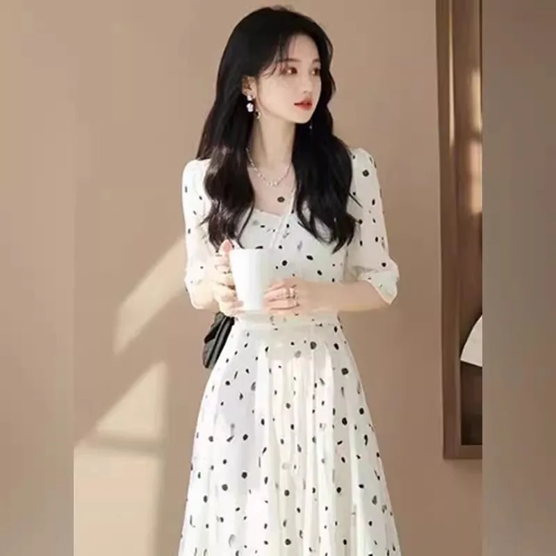 White Dress, New Spring Women's Fashion, 