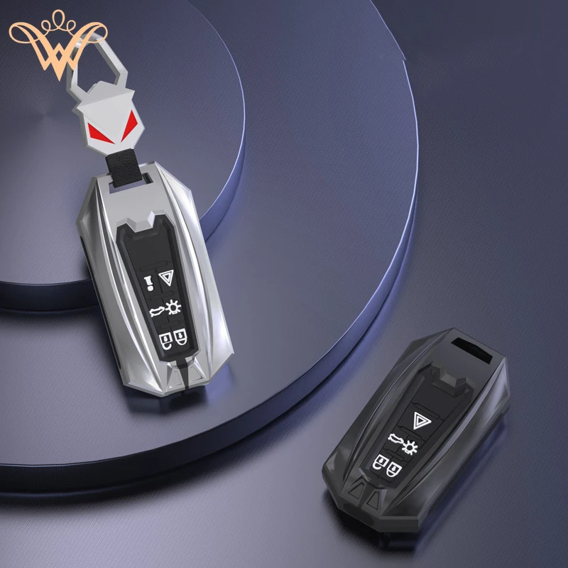 

Zinc Alloy Car Key Remote Cover Full Case For Volvo S60 S80 V60 XC60 XC70 S60L V40 XC90 Auto Keychain Protection Accessories