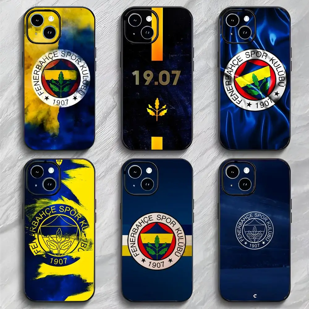 Funda para Teléfono del Club Deportivo F-FenerbahCe, Empaque Suave y Ligero para iPhone 17 16 15 14 13 Pro Max
