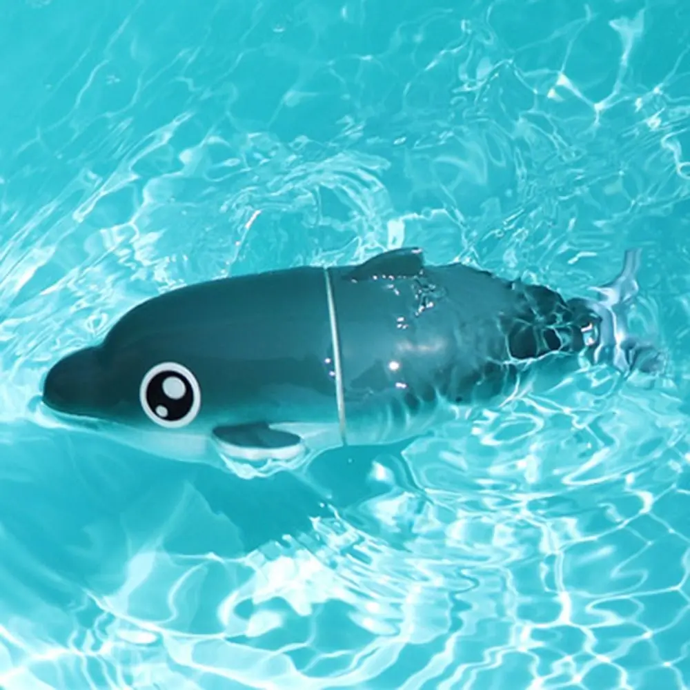 Kunststoff Schwimmen Clown Fisch Mehrzweck Frühe Pädagogische Wasser Spielen Delphin Cartoon Interaktive Schwimmende Bad Spielzeug