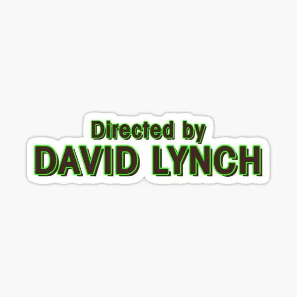 Directed By David Lynch  5PCS Stickers for Funny Cartoon Window Water Bottles Room Wall Living Room Home Background Decor