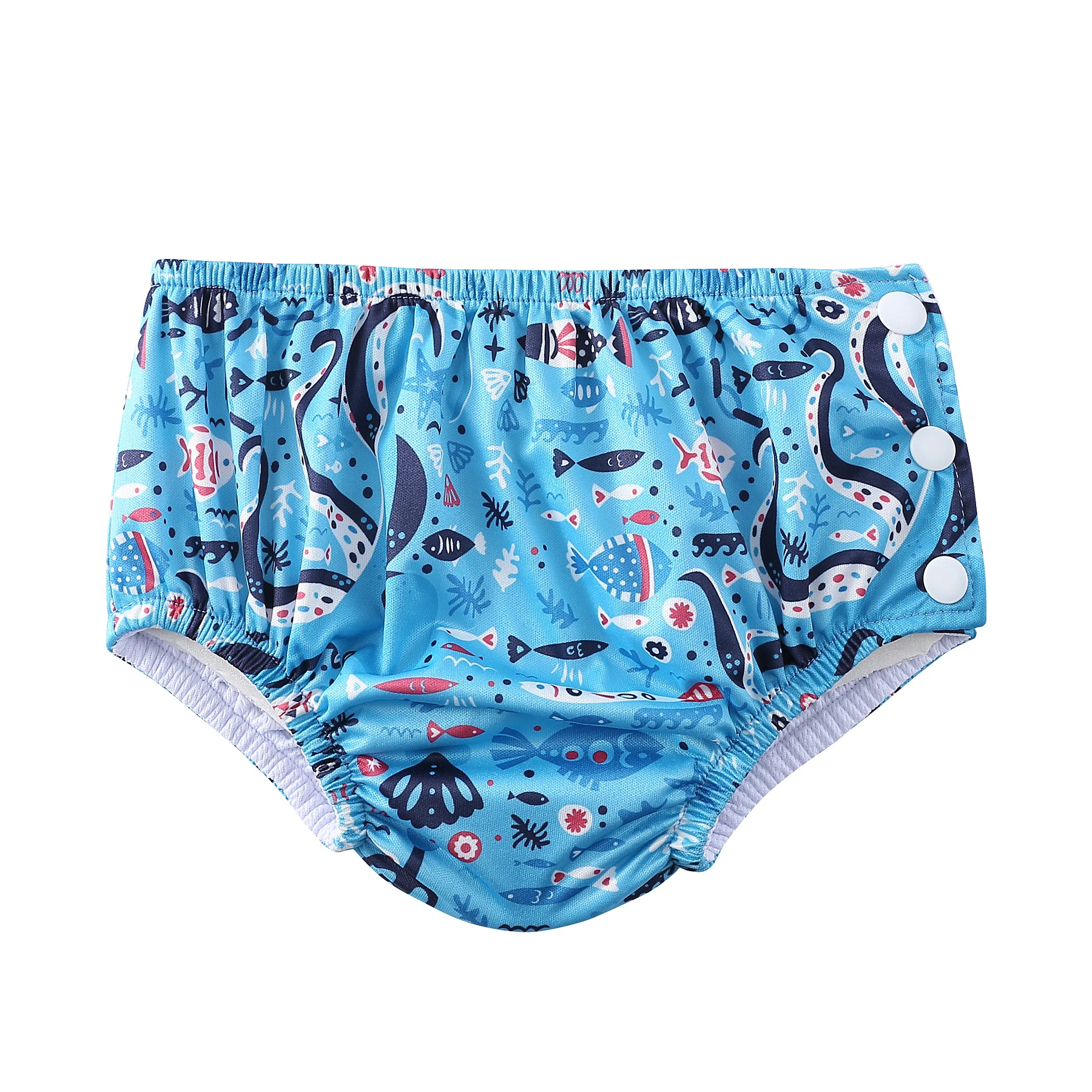 • Stile pannolini da nuoto per bambini pantaloni da nuoto impermeabili in poliestere pannolini PUL impermeabili per bambino 3-15kg ragazza ragazzo