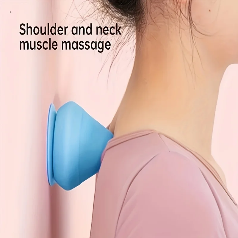Wall-Mounted TPE Fascia Cone for Deep Tissue Massage, Smooth Texture, Ideal for &, Perfect for Gym, Workouts
