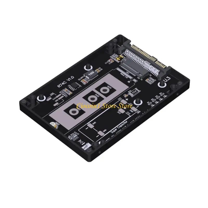 A3PC PCIe to U.2 Drive Enclosure Adapter for M-Key Drive Installation and Testing