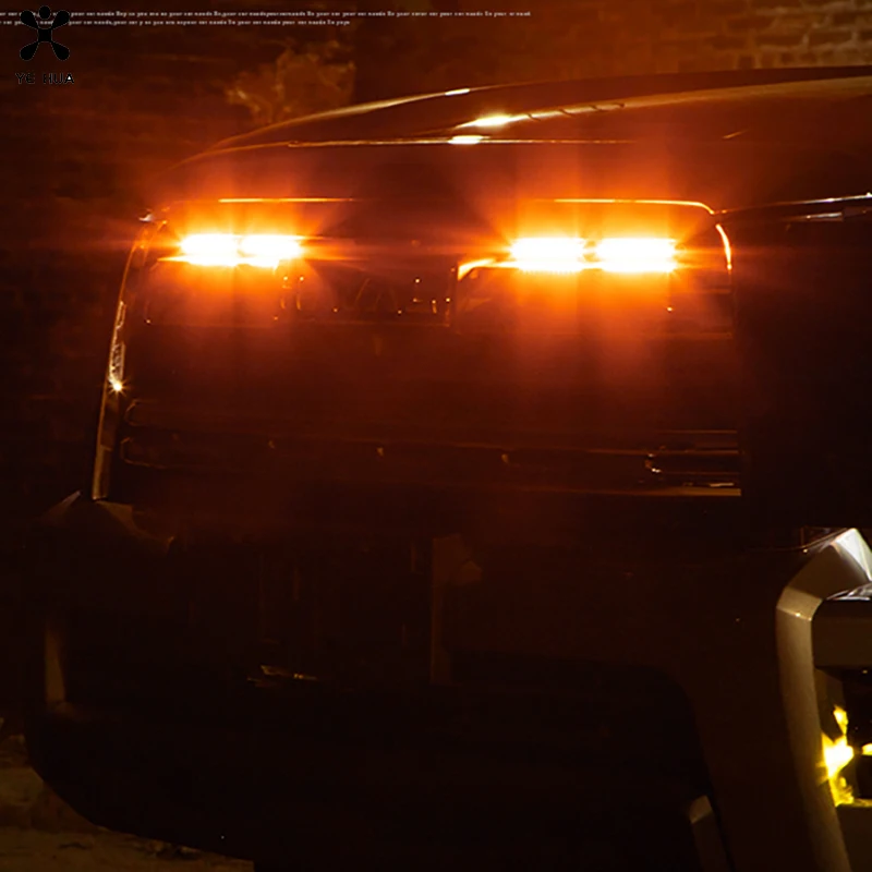 For Haval H5 II 2023 2024 Lightning Medium Net Spotlight Refitted LED Yellow Light Non-destructive Installation Accessories