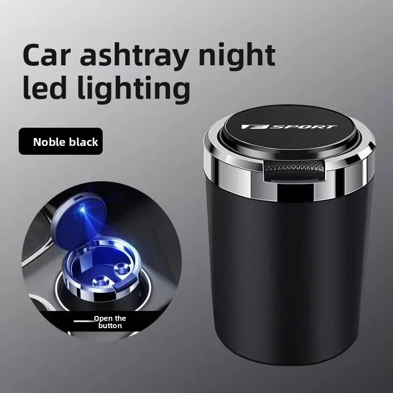 Car Ashtray Cigarette Ash Holds Cup LED Light Automotive Ashtray For Lexus Fsport F sport RX 300 330 IS 250 GX 400 460 UX view 3