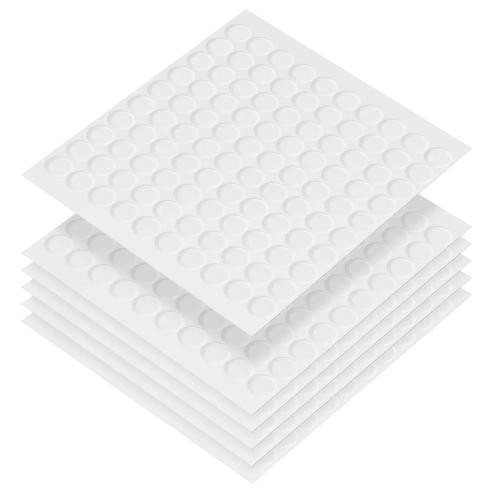 

600Pcs Double Sided Adhesive Dots Transparent Easy Remove Self Adhesive Dots for Crafts Desk Wall Hanging Sticky Fixers Clear