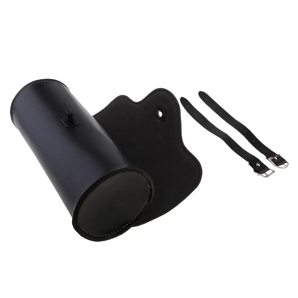 Motorcycle Storage Tool Pouch Roll Barrel Bag for Chopper Bobber Cruiser