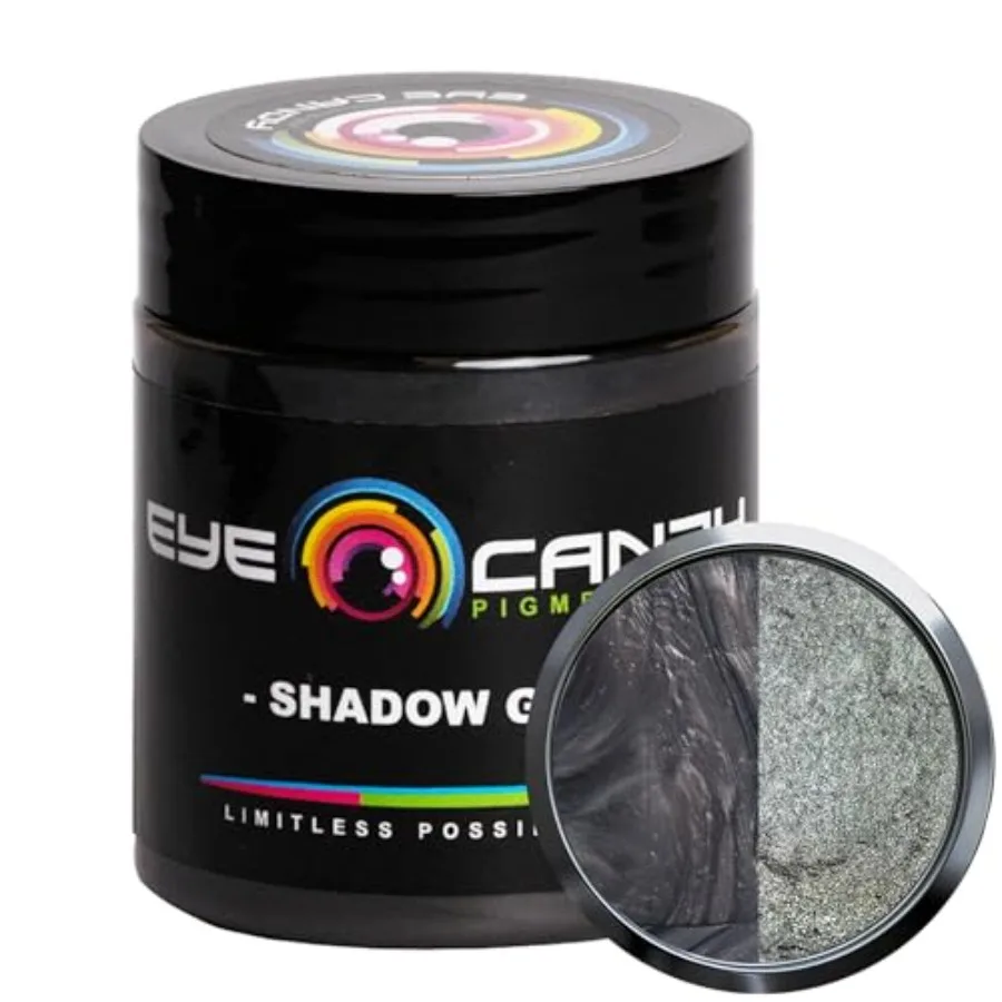 

Pigments Premium Grey Mica Powder - r - for Epoxy, Resin, Soap, Paint, Woodworking, Acrylic Pouring, Bath Bombs, Fishing Lures