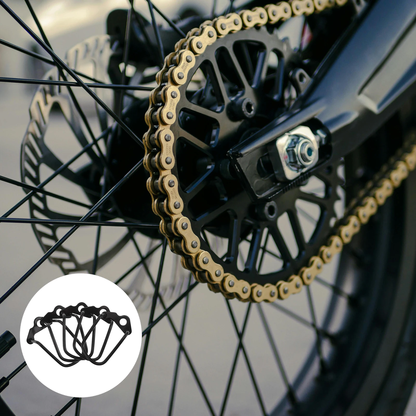 

5Pcs Bike Rear Derailleur Protector Universal Guard Rack Mountain Bike Gear Shifter Protection Chain Guard Rear Dial Shield